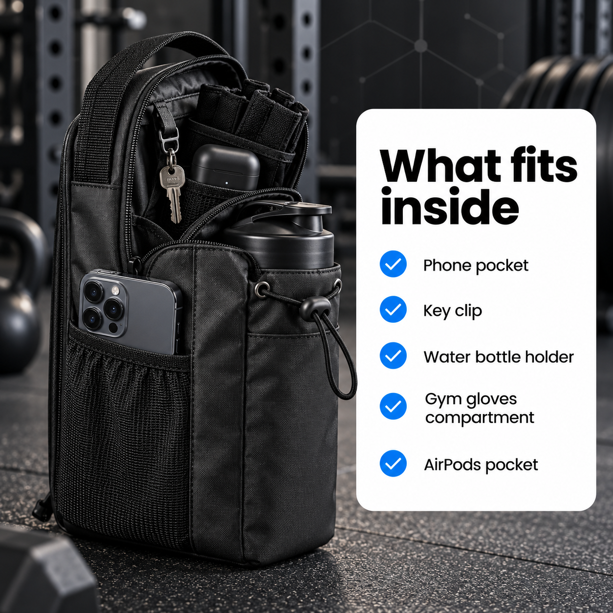 Magnetic Gym Bag