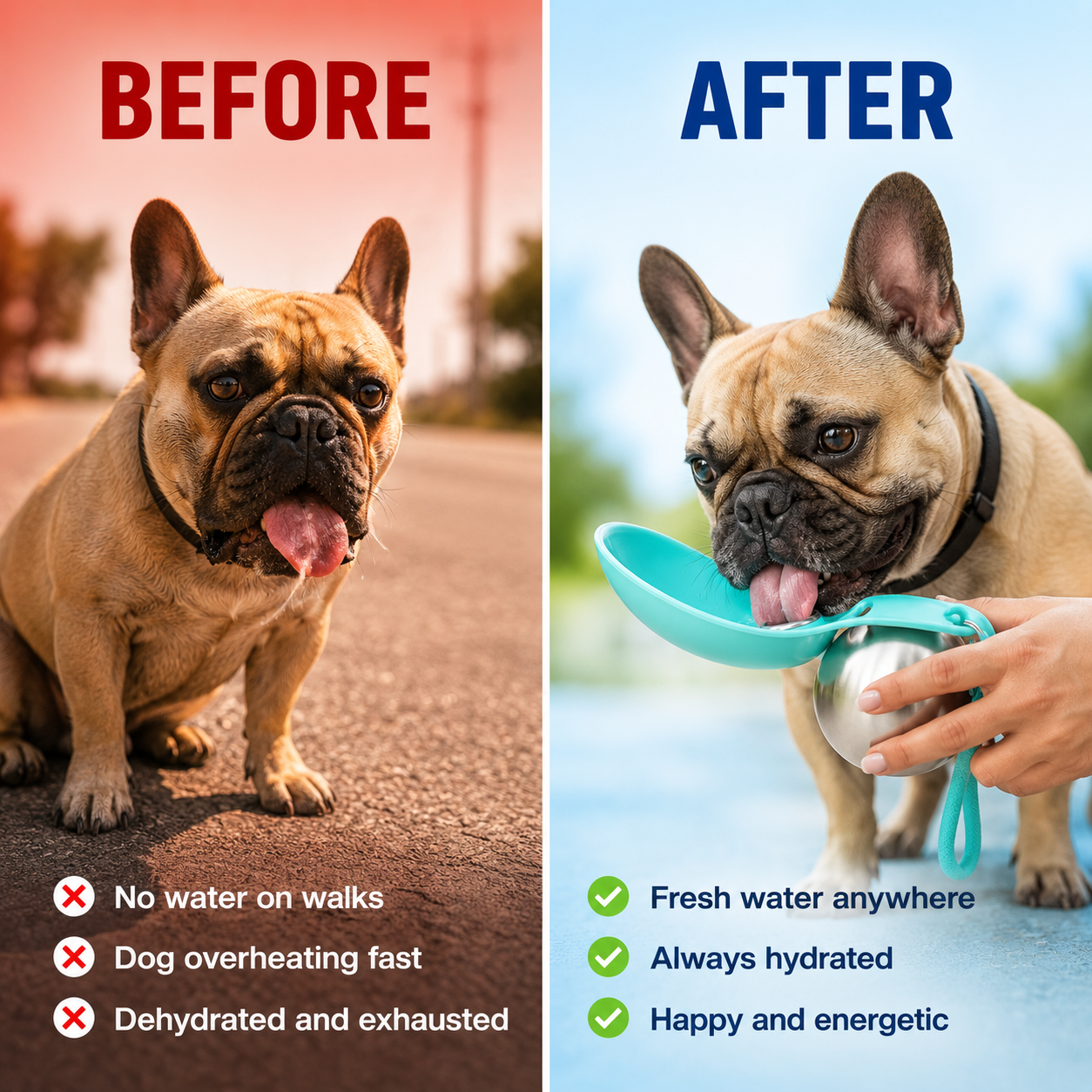 Pet Water Bottle With Bowl